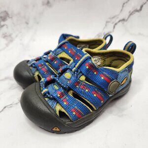 Keen Newport H2 Blue Cars Hiking Shoes Walking Sandals Toddler Boys Size 6